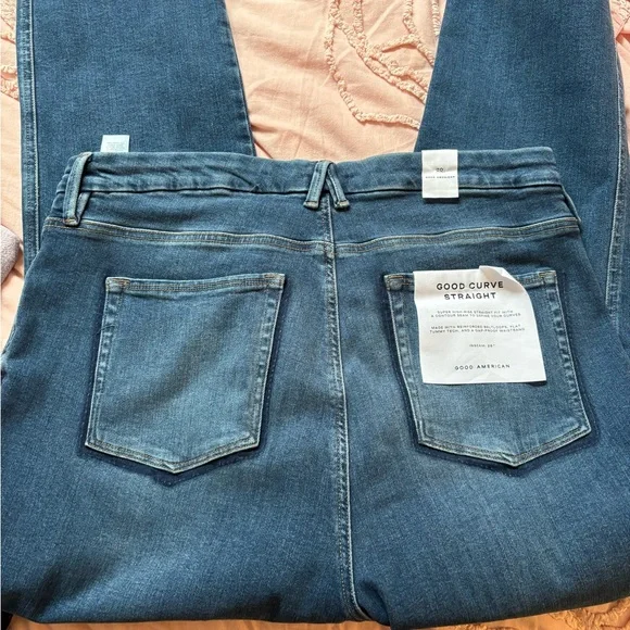 Good American curve straight super compression Jeans - Picture 4 of 4